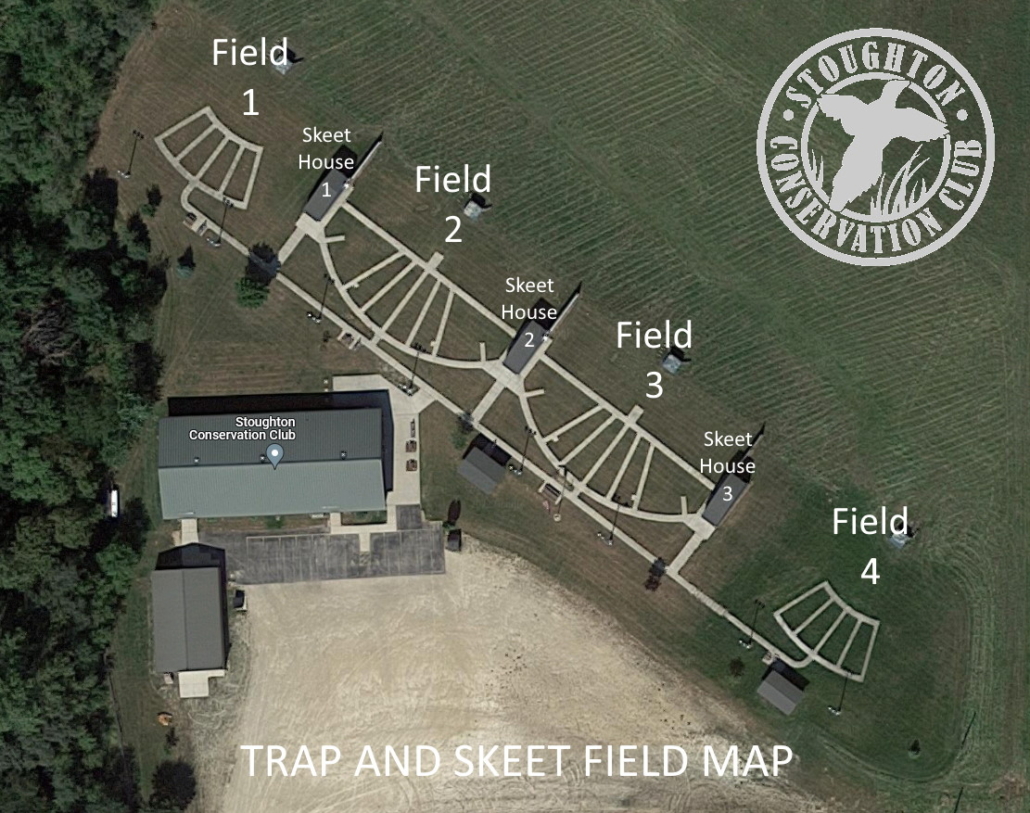 SCC Trap/Skeet Field Map
